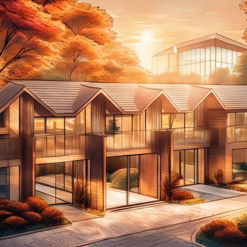 Firefly Entrada de um condominio residencial de luxo no estilo alemão, mostrando a entrada dos carro (1)